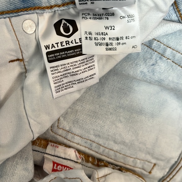 Levi’s 501 Button Fly Bleach acid Wash Denim Shorts - Picture 13 of 14